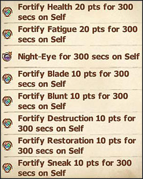 Strongest potions effects. - Oblivion: Other - Miscellaneous quests - The Elder Scrolls IV: Oblivion Game Guide & Walkthrough