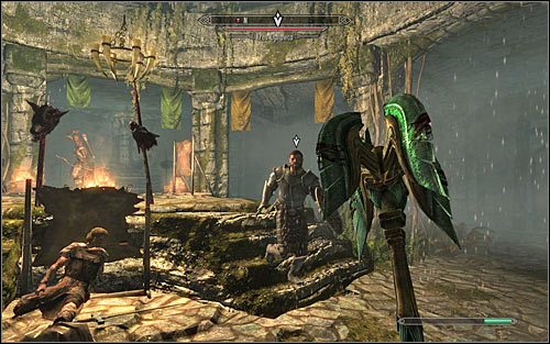 After reaching the last room, try to deal with standard hunters first and then start attacking Krev the Skinner (screen above) - The Silver Hand - The Companions quests - The Elder Scrolls V: Skyrim Game Guide