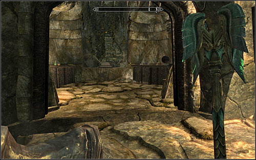 Go east and after a while you should get to larger chamber - Proving Honor - p. 1 - The Companions quests - The Elder Scrolls V: Skyrim Game Guide
