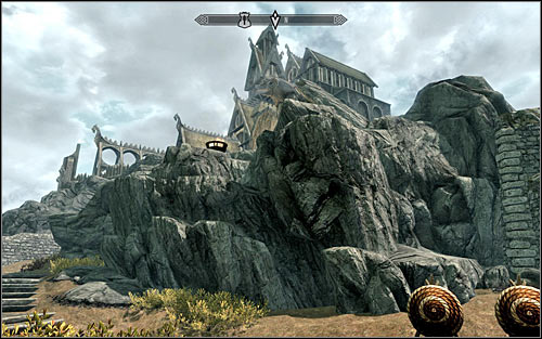 Eorlunds forge is not located inside the sanctuary, but on a small hill, north from this building (screen above) - Take up Arms - The Companions quests - The Elder Scrolls V: Skyrim Game Guide