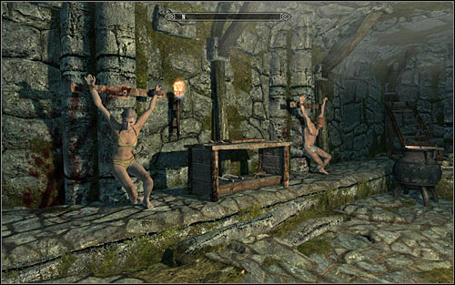 If you buy a Torture Chamber, then the chamber where youve fought Cicero previously will be filled with torture tools - Where You Hang Your Enemys Head - The Dark Brotherhood quests - The Elder Scrolls V: Skyrim Game Guide