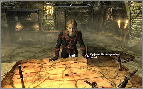 Return to Astrid and ask her about details of the most important contract (screen above) - To Kill an Empire - The Dark Brotherhood quests - The Elder Scrolls V: Skyrim Game Guide