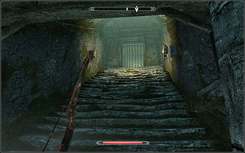 I recommend exploring a corridor leading to the south, because you can find there a masterfully protected chest - The Cure for Madness - p. 2 - The Dark Brotherhood quests - The Elder Scrolls V: Skyrim Game Guide