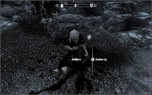 In order to reach the sanctuary entrance, you should follow the shore - The Cure for Madness - p. 1 - The Dark Brotherhood quests - The Elder Scrolls V: Skyrim Game Guide