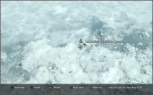 Open the world map - The Cure for Madness - p. 1 - The Dark Brotherhood quests - The Elder Scrolls V: Skyrim Game Guide