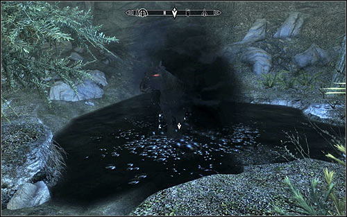 Exit the Dark Brotherhoods Sanctuary and walk to the left tank with dark substance (screen above) - The Cure for Madness - p. 1 - The Dark Brotherhood quests - The Elder Scrolls V: Skyrim Game Guide