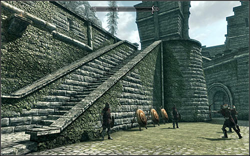 The second option assumes getting on the castle walls, so you can find yourself above the area where the party takes place - Bound Until Death - The Dark Brotherhood quests - The Elder Scrolls V: Skyrim Game Guide