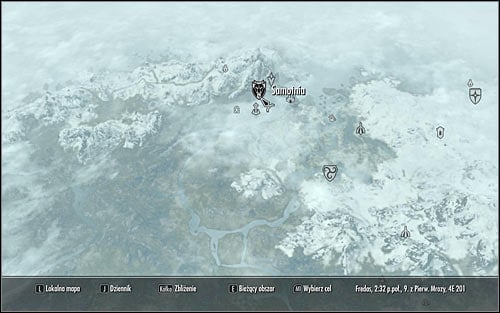 Exit the Dark Brotherhoods Sanctuary and open the world map - Bound Until Death - The Dark Brotherhood quests - The Elder Scrolls V: Skyrim Game Guide