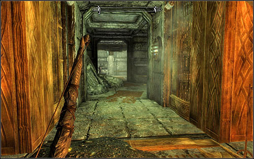 A longer way to your target implies choosing a corridor leading to the south-east (screen above) - Mourning Never Comes - p. 1 - The Dark Brotherhood quests - The Elder Scrolls V: Skyrim Game Guide