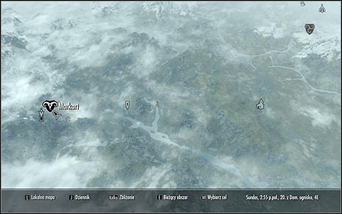 Leave the Dark Brotherhoods Sanctuary, open the map of the world and choose Markarth as your target (screen above) - Mourning Never Comes - p. 1 - The Dark Brotherhood quests - The Elder Scrolls V: Skyrim Game Guide