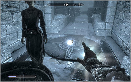 Regardless of whether you had the spell or had to ask Feralda to teach you it, you will now have to cast it - First Lessons - College of Winterhold quests - The Elder Scrolls V: Skyrim Game Guide