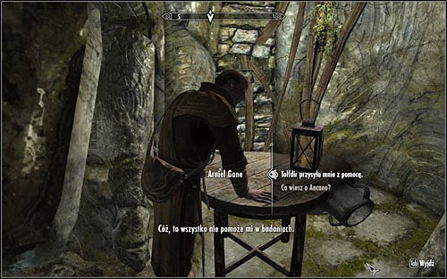 Use the western passage, for now the only possible exit from the room (not counting the corridor you used to get here) - Under Saarthal - p. 1 - College of Winterhold quests - The Elder Scrolls V: Skyrim Game Guide