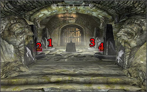 Destroying both traps will let you access the room with another puzzle - Under Saarthal - p. 2 - College of Winterhold quests - The Elder Scrolls V: Skyrim Game Guide