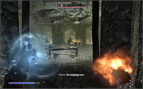 Before you leave this part of the Dungeons, you can take a look around the area to find, inter alia, a closed door with a locked chest containing some precious treasures behind it - Hitting the Books - p. 1 - College of Winterhold quests - The Elder Scrolls V: Skyrim Game Guide