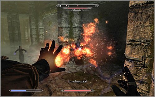 You will have to fight some more Mages in the first room of the Keep (screen above) - Hitting the Books - p. 2 - College of Winterhold quests - The Elder Scrolls V: Skyrim Game Guide