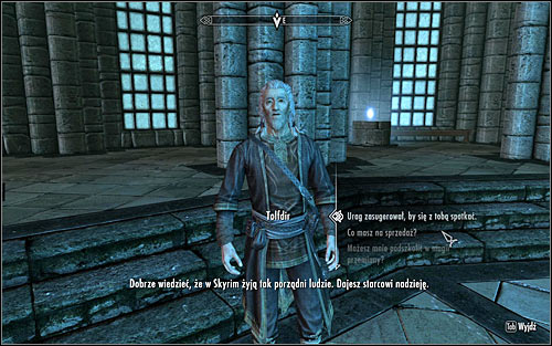In order to speak with Tolfdir, you luckily wont have to return to the excavation site, as in the meantime he should have returned to the College - Good Intentions - College of Winterhold quests - The Elder Scrolls V: Skyrim Game Guide