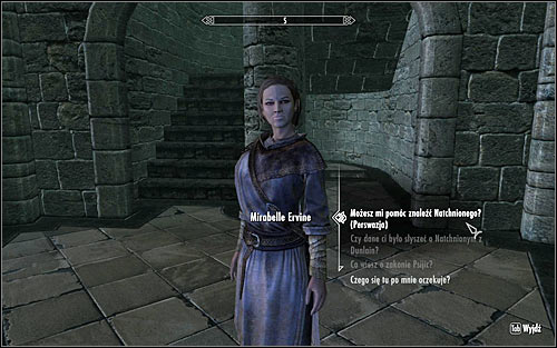 You can ask almost any Mage in the College for the whereabouts and details regarding the Augur of Dunlain, though real information can be gained only from two characters - Good Intentions - College of Winterhold quests - The Elder Scrolls V: Skyrim Game Guide