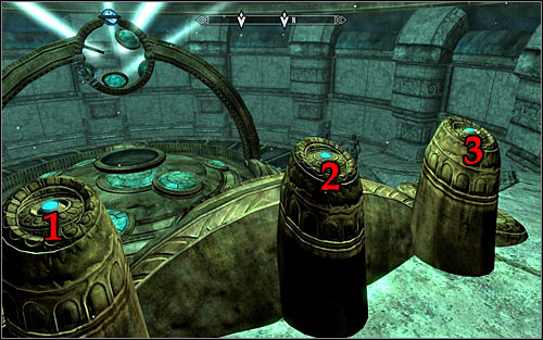 Afterwards return to console at the upper part of the room (screen above) - Revealing the Unseen - p. 3 - College of Winterhold quests - The Elder Scrolls V: Skyrim Game Guide