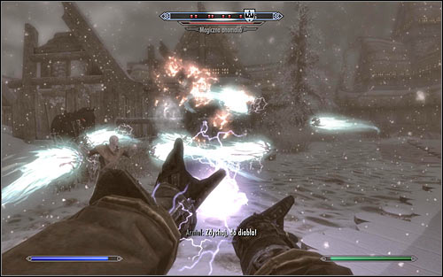 After you reach Winterhold it will turn out that its under attack by a group of 10 Magic Anomalies (screen above) - Containment - College of Winterhold quests - The Elder Scrolls V: Skyrim Game Guide
