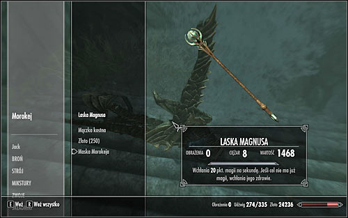 You of course need to fight until draining all of Morokeis health and therefore killing him - Staff of Magnus - p. 3 - College of Winterhold quests - The Elder Scrolls V: Skyrim Game Guide