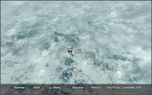 Open the world map and note that the College has disappeared from the list - Staff of Magnus - p. 3 - College of Winterhold quests - The Elder Scrolls V: Skyrim Game Guide