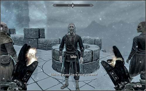 Eventually you should reach a place where the Mages are fighting with an Magic Anomaly - Staff of Magnus - p. 3 - College of Winterhold quests - The Elder Scrolls V: Skyrim Game Guide