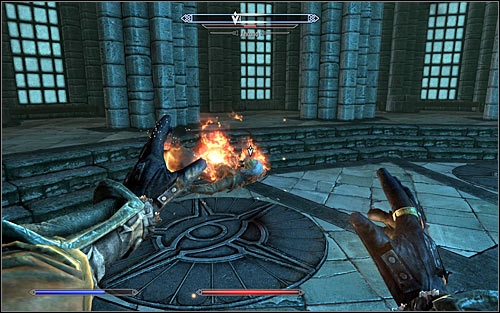 Afterwards you can hide the Staff and equip any weapon or spells you like - Eye of Magnus - College of Winterhold quests - The Elder Scrolls V: Skyrim Game Guide