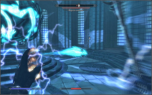 Apart from Ancano, there will also be Magic Anomalies (screen above) flying through the room, though considering the low damage they deal you should probably just ignore them - Eye of Magnus - College of Winterhold quests - The Elder Scrolls V: Skyrim Game Guide