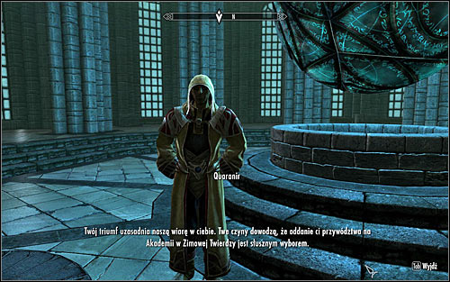 Approach Quaranir, who should appear nearby the Eye of Magnus (screen above) and speak with him - Eye of Magnus - College of Winterhold quests - The Elder Scrolls V: Skyrim Game Guide