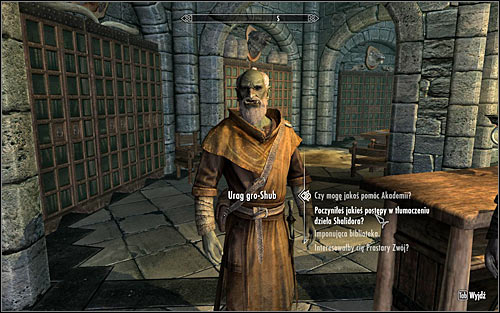 Dont worry that the quest ends, as Urag will need some time to transcript the contents of the book - Shalidors Insights - College of Winterhold quests - The Elder Scrolls V: Skyrim Game Guide