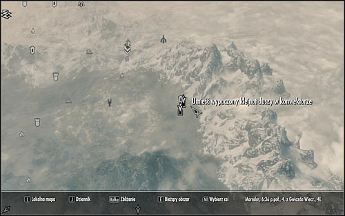 Open the world map, thanks to which you will establish that six Convector locations have appeared on it - Arniels Endeavor - p. 1 - College of Winterhold quests - The Elder Scrolls V: Skyrim Game Guide