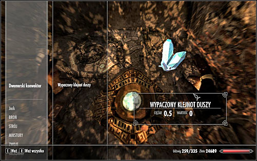 Afterwards approach the Convector, interact with it again and take the Warped Soul Gem (screen above) - Arniels Endeavor - p. 2 - College of Winterhold quests - The Elder Scrolls V: Skyrim Game Guide