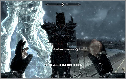As you have probably guessed, you will need to Summon Unbound Dremora once again and speak with it - Conjuration Ritual Spell - College of Winterhold quests - The Elder Scrolls V: Skyrim Game Guide