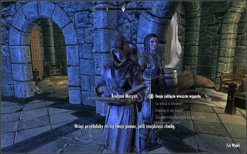 Head to your room and wait for around eight hours for the spell to fade away - Miscellaneous: Brelynas Practice - College of Winterhold quests - The Elder Scrolls V: Skyrim Game Guide