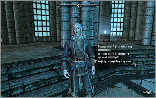 Find Tolfdir (hes usually at the main square or the Hall of the Elements) and ask if he needs your assistance with anything (screen above) - Miscellaneous: Tolfdirs Alembic - College of Winterhold quests - The Elder Scrolls V: Skyrim Game Guide