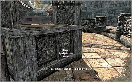Approach Madesis stand and stand by the sliding door - A Chance Arrangement - Thieves Guild quests - The Elder Scrolls V: Skyrim Game Guide