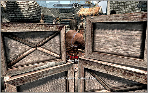 Return to where Brynjolf is giving a speech and stand in the spot presented on the screen above, i - A Chance Arrangement - Thieves Guild quests - The Elder Scrolls V: Skyrim Game Guide