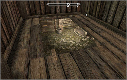 After reaching the lower level, open the door leading to the Goldenglow Estate Basement - Loud and Clear - Thieves Guild quests - The Elder Scrolls V: Skyrim Game Guide