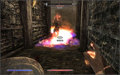 After dealing with the human torch, you can head down to reach Aringoths safe (screen below) - Loud and Clear - Thieves Guild quests - The Elder Scrolls V: Skyrim Game Guide