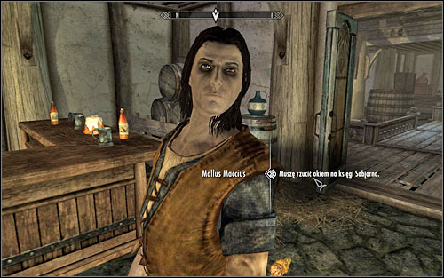 During your next visit to the Medaery, you will be able to speak with Mallus again - Dampened Spirits - Thieves Guild quests - The Elder Scrolls V: Skyrim Game Guide