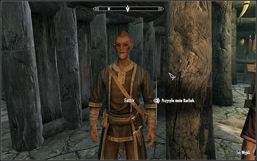 Enthir will tell you that the journal was written in the language of Falmers and only the scholars of Markart are capable of understanding it - Hard Answers - Thieves Guild quests - The Elder Scrolls V: Skyrim Game Guide
