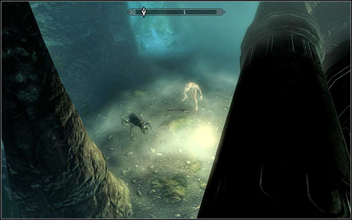 Another camp awaits for you, this time inhabited now only by Falmers but also giant worms known as Chauruses - Blindsighted - Thieves Guild quests - The Elder Scrolls V: Skyrim Game Guide