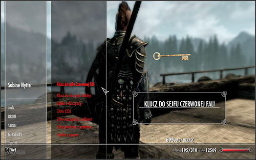 You will have to dive and reach the chest at the bottom of the lake - City Influence: Solitude - The Dainty Sload - Thieves Guild quests - The Elder Scrolls V: Skyrim Game Guide