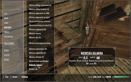 The chest into which you have to throw the Balmora Blue can be found at the lowest deck - City Influence: Solitude - The Dainty Sload - Thieves Guild quests - The Elder Scrolls V: Skyrim Game Guide