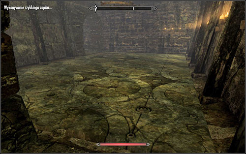 After crossing this room, its time for the swinging blades and ram (screen below) - it will be hard to dodge them in the narrow corridor, so you should make use of the Whirlwind Sprint to reach the other side - The Pursuit - Thieves Guild quests - The Elder Scrolls V: Skyrim Game Guide