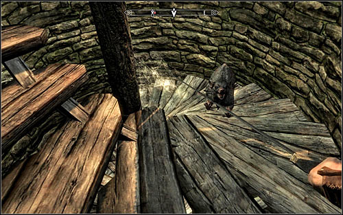 After reaching the new room, take a look around for a chest and the Thief book, increasing your Pickpocket skill level - Heading to Bleak Falls Barrow | Bleak Falls Barrow - Bleak Falls Barrow - The Elder Scrolls V: Skyrim Game Guide
