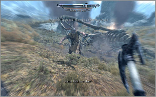 Soon enough a Whiterun Guard should approach you and tell that according to him youre the Dragonborn, capable of using the power of Shout - Fighting the Dragon | Dragon Rising - Dragon Rising - The Elder Scrolls V: Skyrim Game Guide