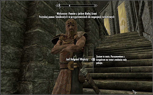 The conversation with the Jarl can end it two ways - Preparing to catch a dragon | The Fallen - The Fallen - The Elder Scrolls V: Skyrim Game Guide