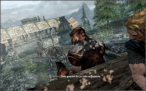 The game will begin with a cinematic, showing you riding a wagon with condemned Stormcloaks, amongst whom is their leader - Ulfric Stormcloak - Prologue | Prologue - Prologue - The Elder Scrolls V: Skyrim Game Guide