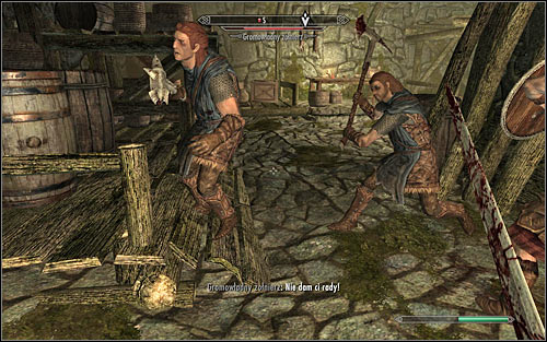 Keep following Hadvar, following the western exit and afterwards going down the stairs onto the lower level - Getting through the Keep with Hadvar | Unbound - Unbound - The Elder Scrolls V: Skyrim Game Guide